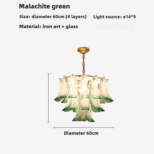 Modern Luxury Hardware Glass Chandelier Suitable for Villa Living Room Art Exhibition Hall, Hotel Bedroom Decoration Lighting - vue 10 sur 9
