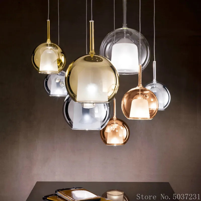 suspension nordiques en verre simple et moderne - vue 5 sur 15