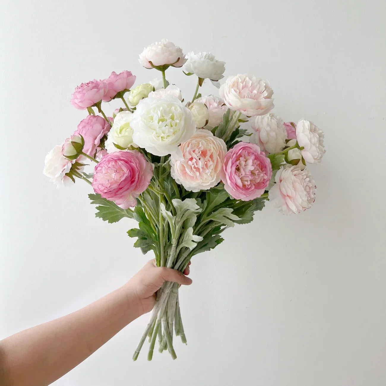 bouquet de pivoines artificielles pour décoration mariage fête - vue 6 sur 9