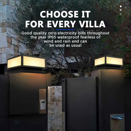 Decorative solar outdoor LED lamp with remote control, four colours - vue 5 sur 12