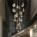 lustre en cristal moderne winfordo pour hall d'exposition