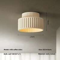 plafonnier led style nordique wabi sabi luminaire décoratif