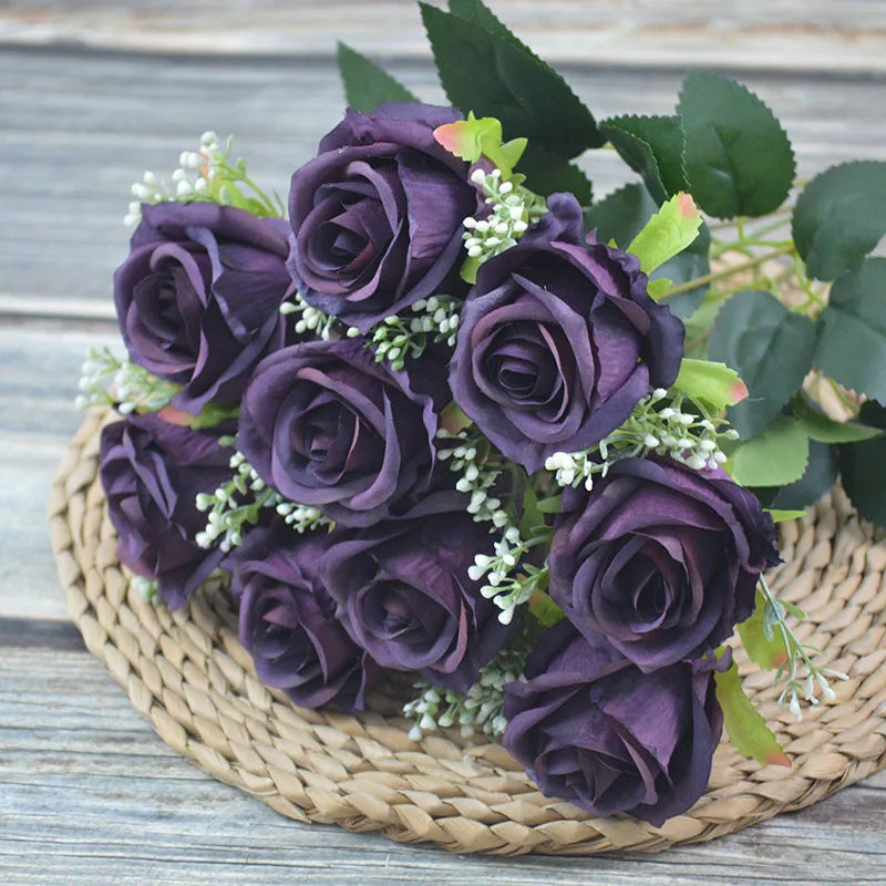 bouquet de pivoines artificielles pour décoration élégante et moderne - vue 7 sur 13