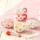 Mug céramique irregulier pincé main style coreen