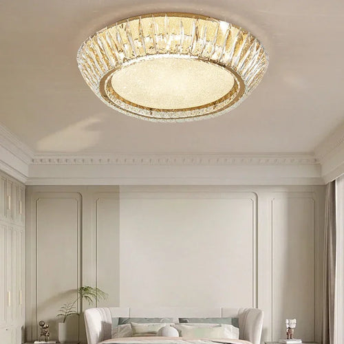 plafonnier en cristal luxe design nordique pour décoration intérieure