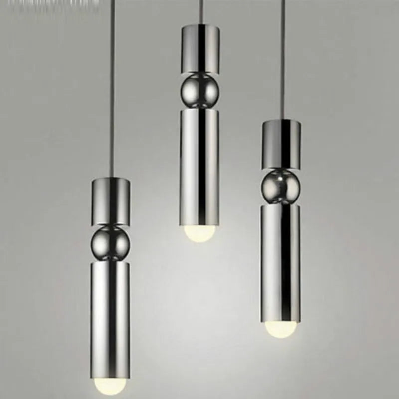Suspension moderne nordique en métal avec lumière led suspendue - vue 6 sur 13