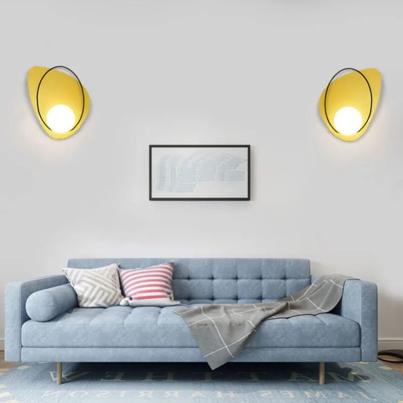 Creative shell modern minimalist wall light decoration - vue 4 sur 10