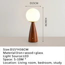 Modern desk lamp, retro creative living room, study room, villa, hotel bedroom, interior decoration, glossy LED bedside lamp