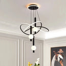 Minimalist post-modern chandelier for elegant interior decor