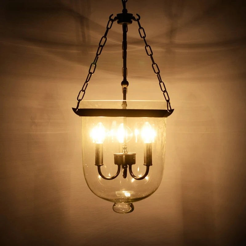 Rétro bougie seau plafond lustres Pub magasin de vêtements salon salle à manger suspension lumière décor Haninging lampe Lustre luminaires - vue 5 sur 10