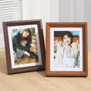 Minimalist wooden photo frame for interior decor and gifts