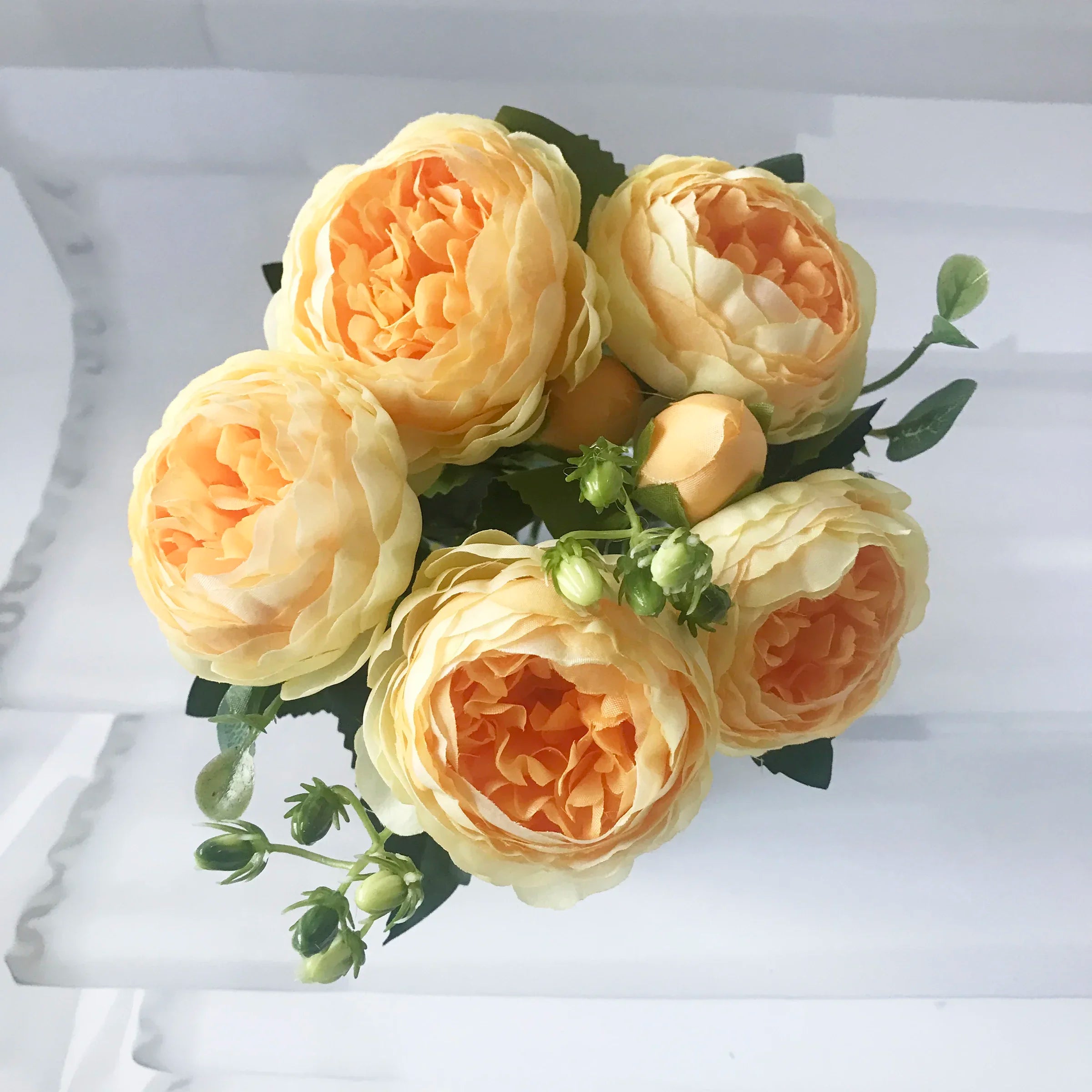 bouquet de pivoines artificielles pour décoration de mariage intérieur - vue 10 sur 17