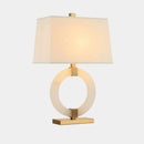 lampe à poser rétro en tissu marbré pour décoration intérieure