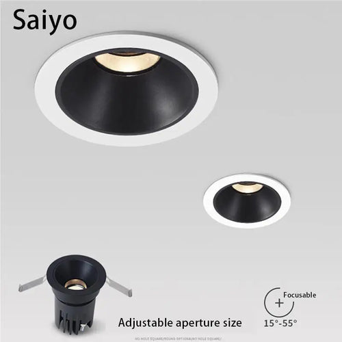 projecteurs led encastrés foco lampe aluminium downlight