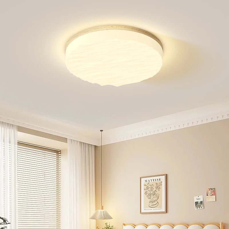 Modern minimalist nordic style round recessed LED lamps - vue 4 sur 11