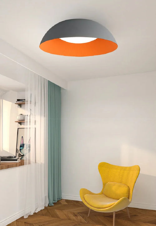 Plafonnier led moderne ultra-mince décor maison - vue 10 sur 12