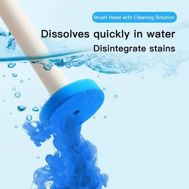 brosse de toilette jetable et outils de nettoyage pratiques - vue 9 sur 18