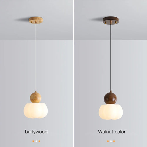 suspension en bois massif pour décoration intérieure moderne