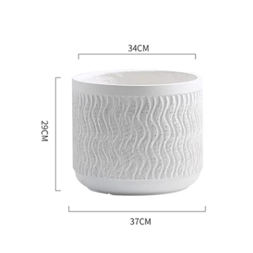moule en silicone moderne pour pot de fleurs en béton léger et luxueux