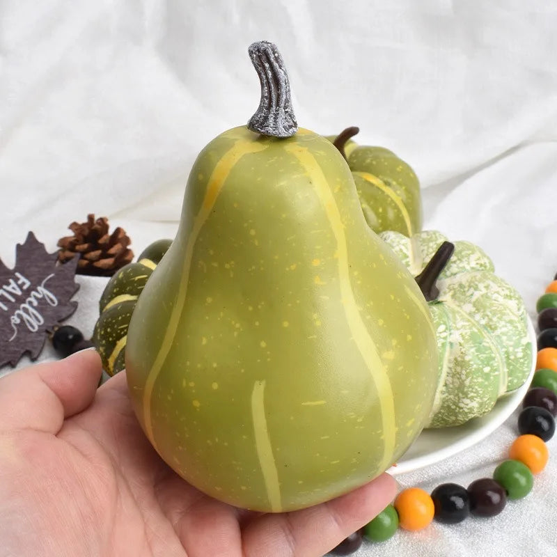 citrouilles décoratives en mousse pour Halloween et automne - vue 3 sur 22