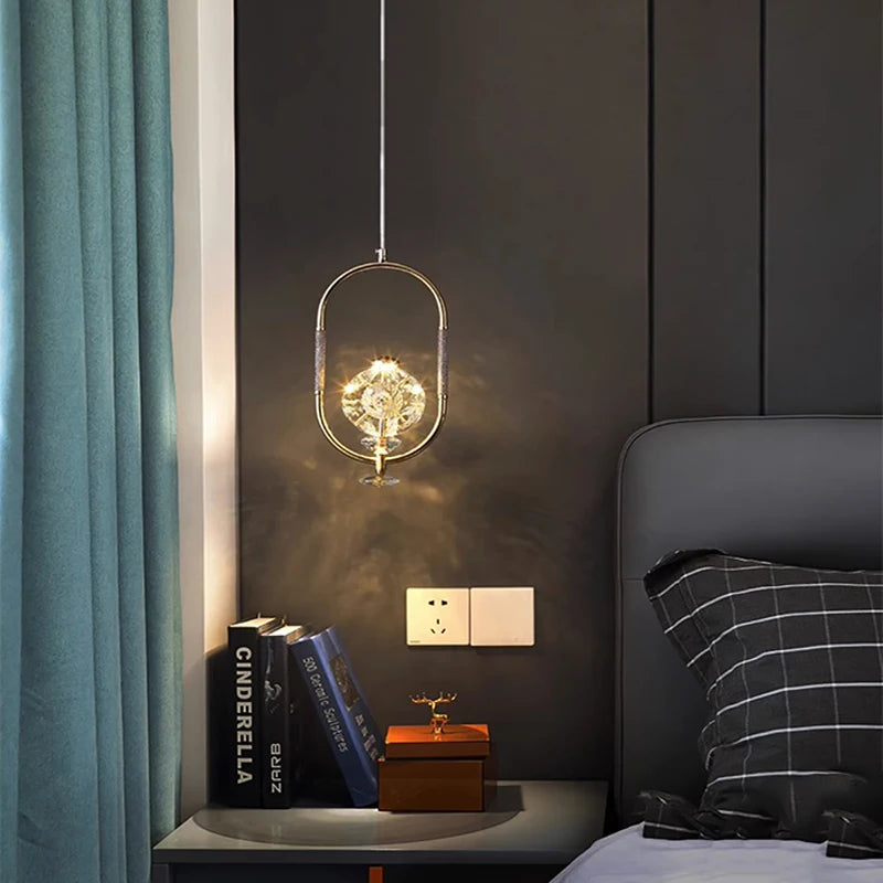 suspension art déco cristal luminaire élégant pour intérieur moderne - vue 4 sur 30