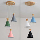 Modern minimalist horn pendant light for island lighting