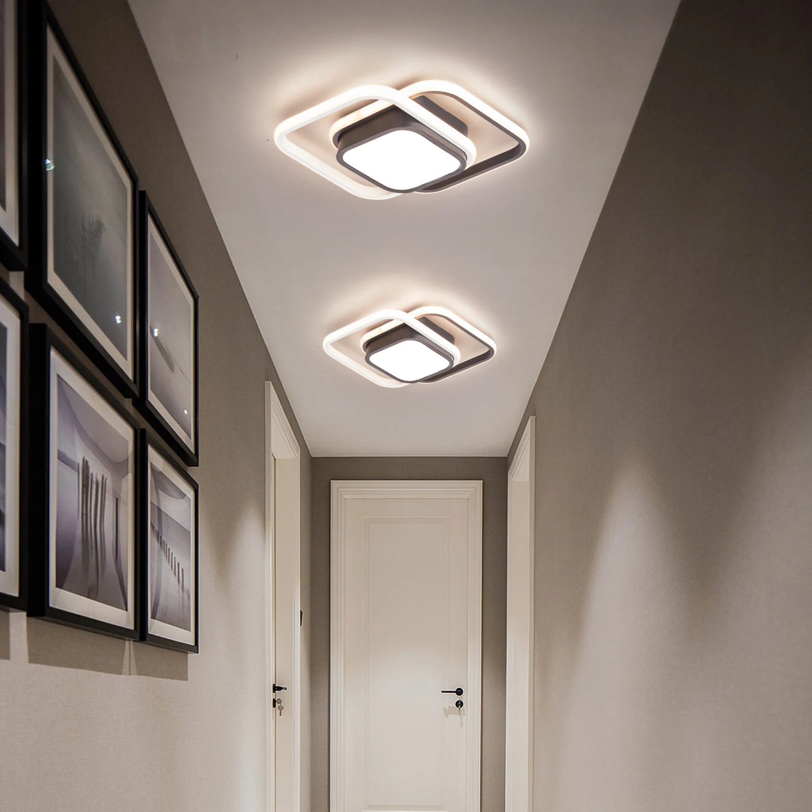 lustre moderne led pour intérieur design élégant et contemporain - vue 5 sur 8