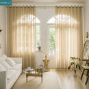 Voilage rayé style europeen americain pour salon chambre