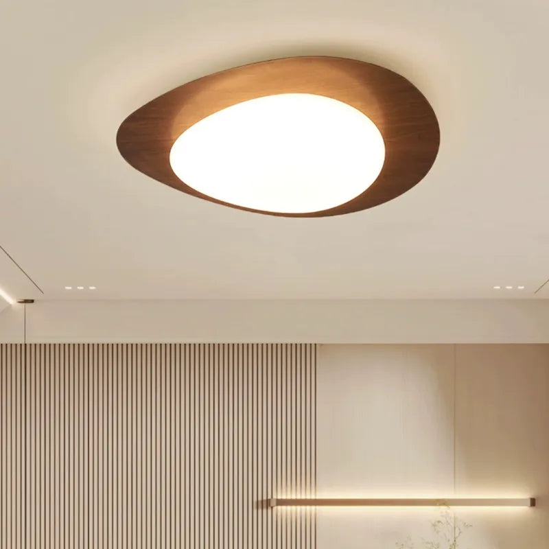 Moderne rétro bois couleur plafonnier chambre Restaurant cuisine étude pavé décoration lumière balcon Led éclairage intérieur - vue 2 sur 8