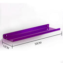 Acrylic Shelf for Wall Storage,Floating Bookshelves,Display Shelf Organizer for Bathroom,Bedroom,Living Room,Kitchen,Room Decor