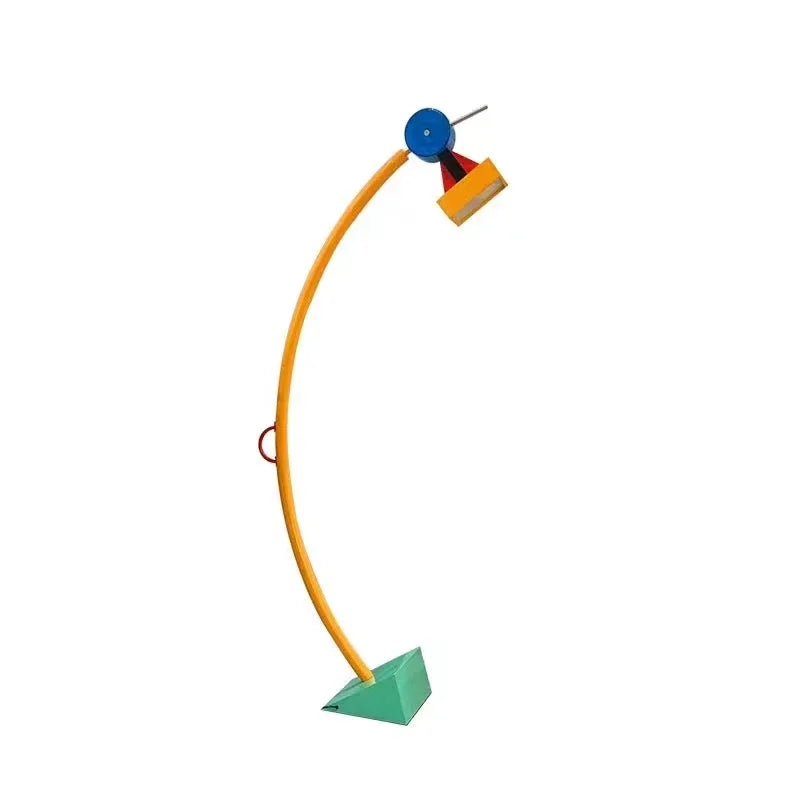 Novel Artistic Design LED Floor Lamp, Creative Color Building Blocks, Living Room Children's Room Station Light Angle Adjustable - vue 5 sur 9
