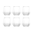 Ensemble 6 verres whisky luxe relief texturé
