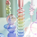 bougeoir en verre pour décorations de fête et mariage