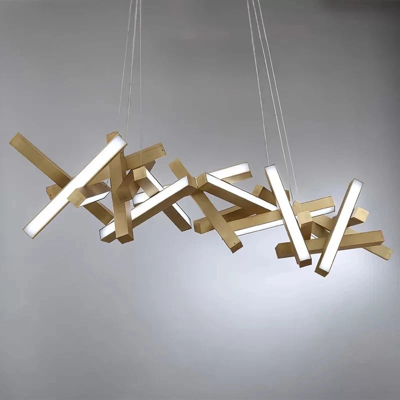 lustre moderne minimaliste en métal pour barre de restaurant - vue 4 sur 5