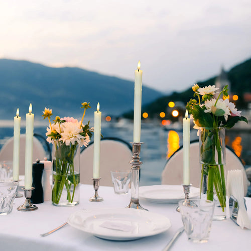 bougies LED décoratives scintillantes pour mariage et Halloween