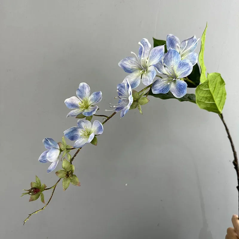 branche de jasmin artificielle en soie pour décoration festive - vue 11 sur 12