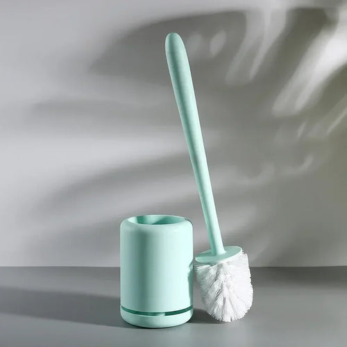 outil de nettoyage brosse de toilette avec support mural pratique - vue 10 sur 9