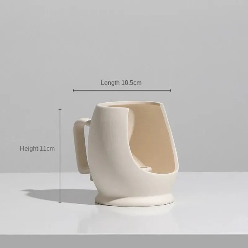 vase en céramique moderne pour fleurs séchées décoration intérieure - vue 8 sur 16