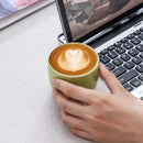 Mug céramique bohème fait main motifs marocains artisanaux