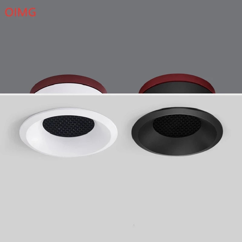 style 	 downlight ultra mince led anti-éblouissement avec lecteur led - vue 5 sur 8