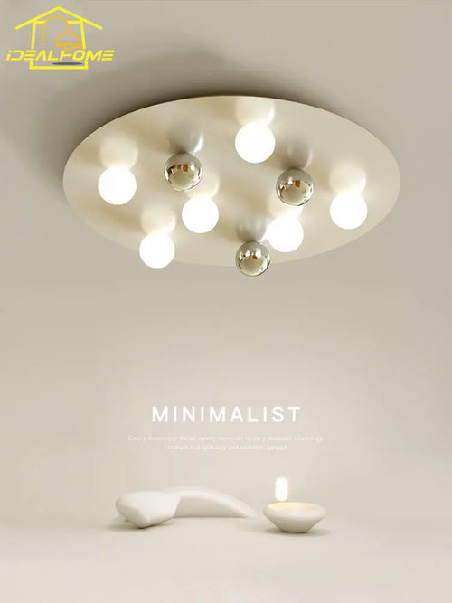 Minimalist Nordic design ceiling light for modern interior decor - vue 2 sur 16