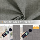 Rideau occultant faux lin sur mesure isolant thermique