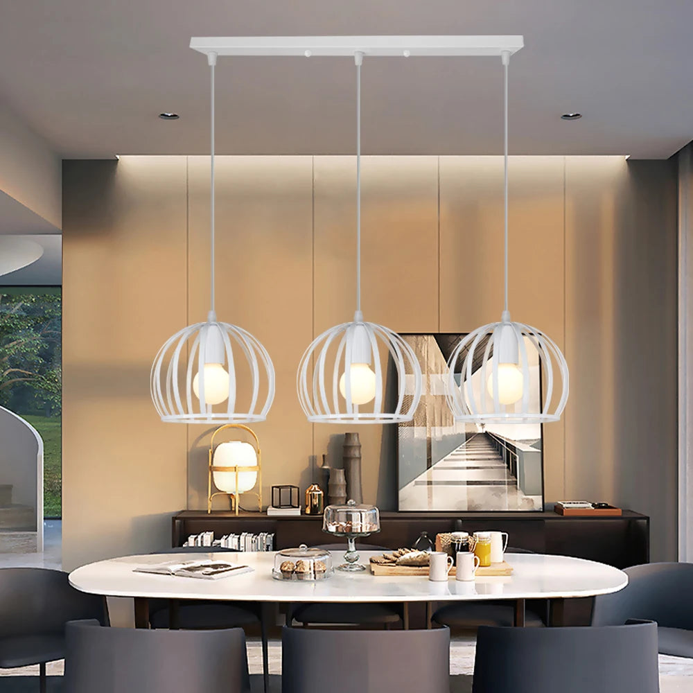 Suspension modernes abat-jour Lustre suspendus luminaires de lampe à LED pour salon chambre décor intérieur éclairage à la maison Luminaire Suspension - vue 5 sur 28