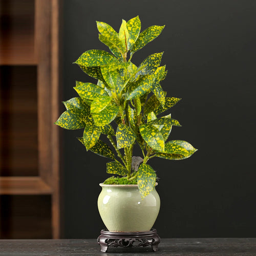 arbre de ficus artificiel réaliste pour décoration intérieure et extérieure