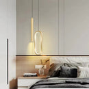 Nordic minimalist LED chandelier for home