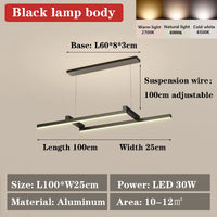 lampe led moderne lustre géométrique nordique designer bar