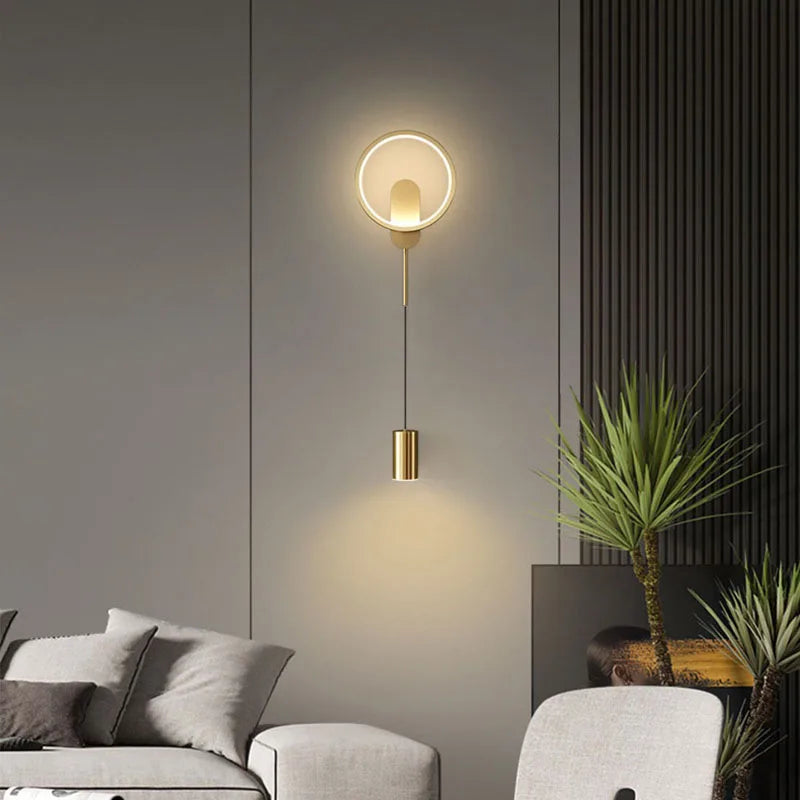 applique murale led moderne gradation de température