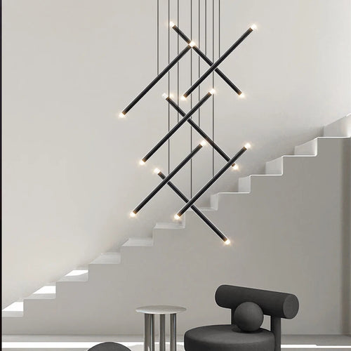 lustre moderne led pour terrasse intérieure et grenier