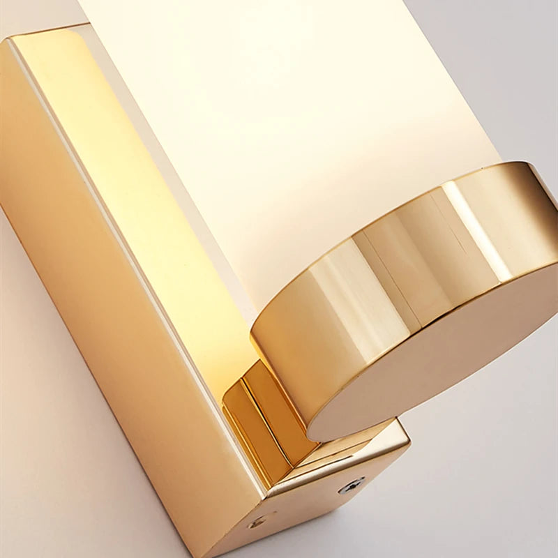 applique murale led en verre design nordique moderne et décoratif - vue 6 sur 12