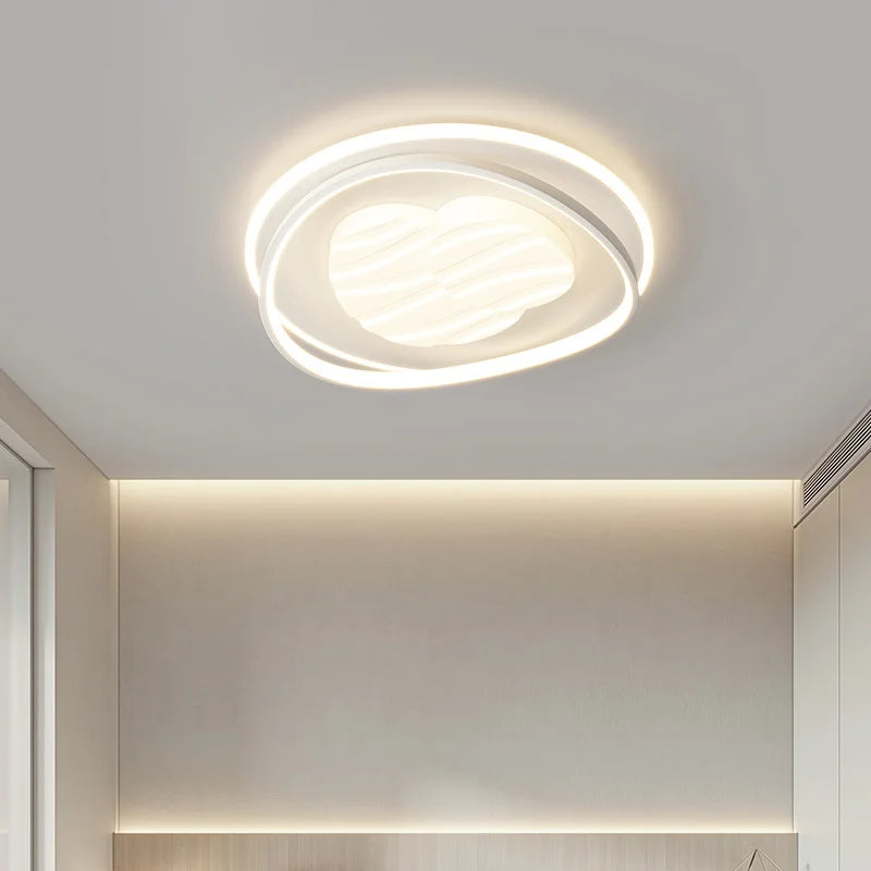 plafonnier led design nordique moderne luminaire décoratif simple - vue 5 sur 11